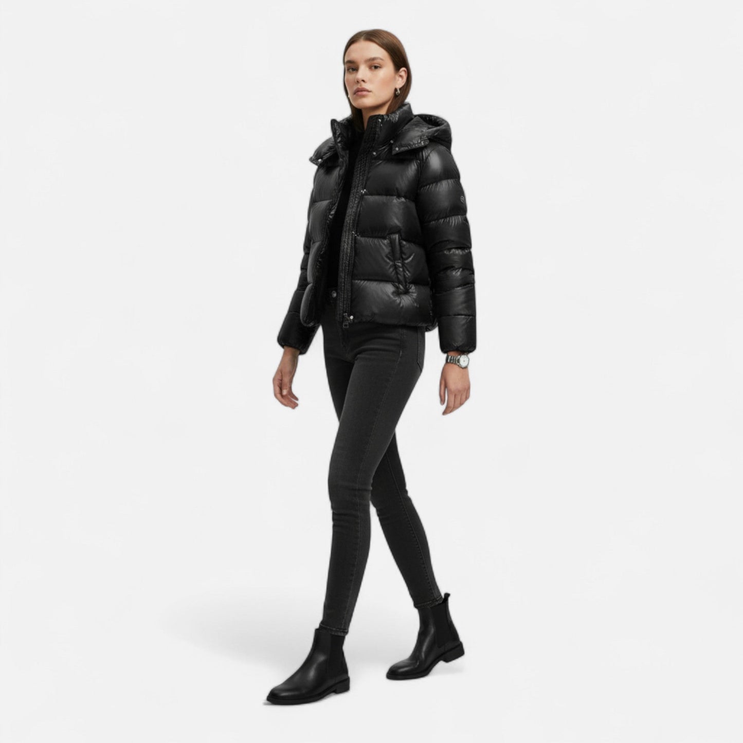 Women's Lightweight Down Puffer Coat