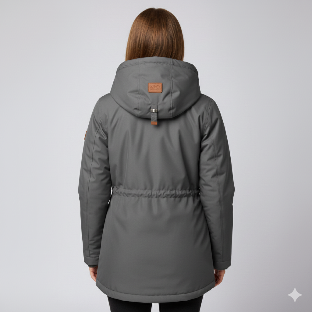 Warm Fur Lined Women's Winter Long Coat