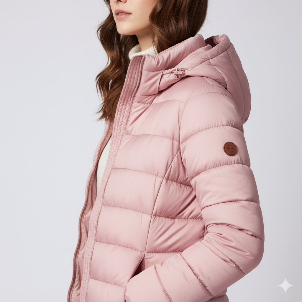Warm Padded Long Quilted Women's Coat