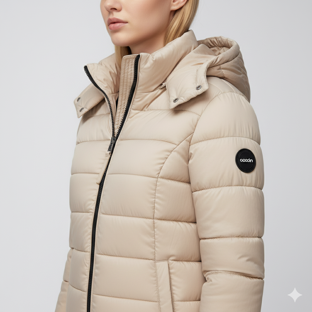 Warm Women's Full Zip Puffer Coat