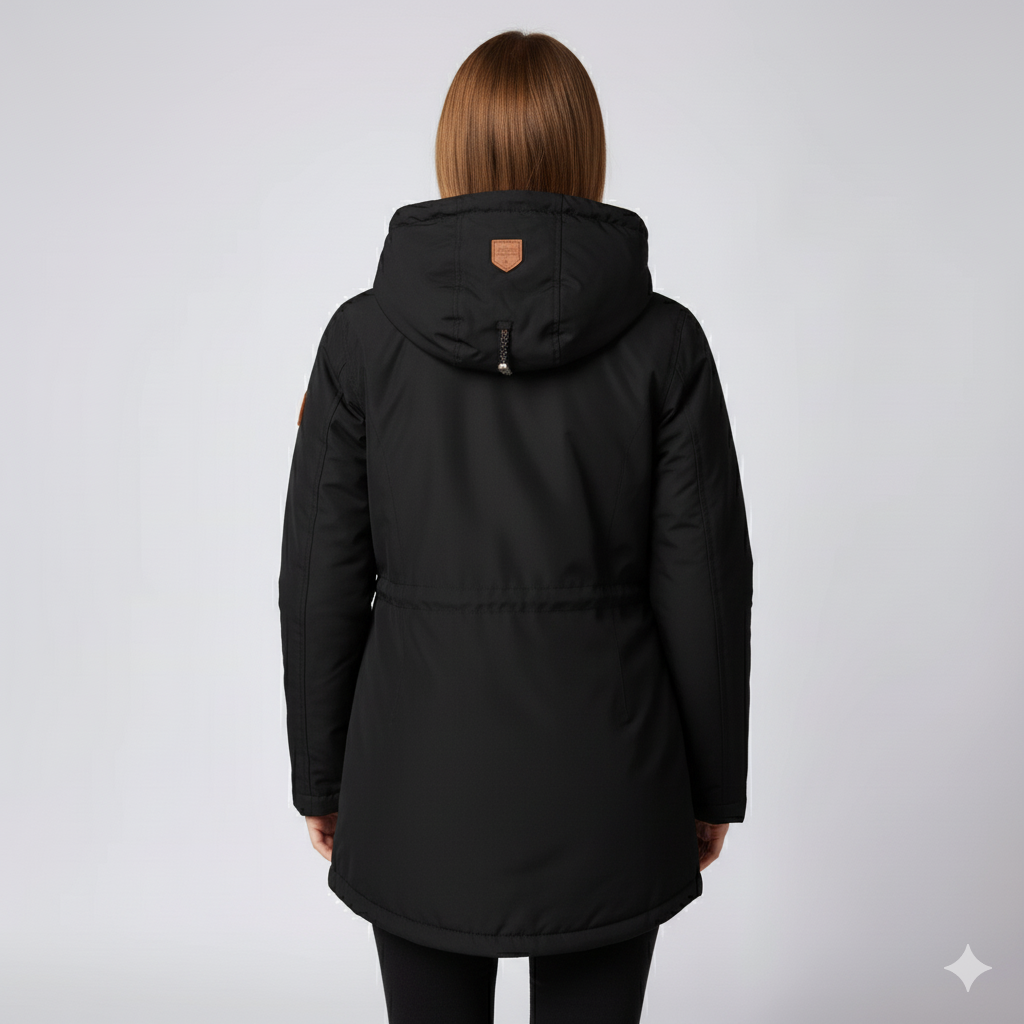 Warm Fur Lined Women's Winter Long Coat