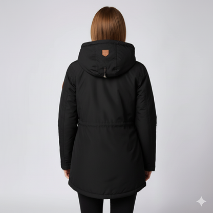 Warm Fur Lined Women's Winter Long Coat