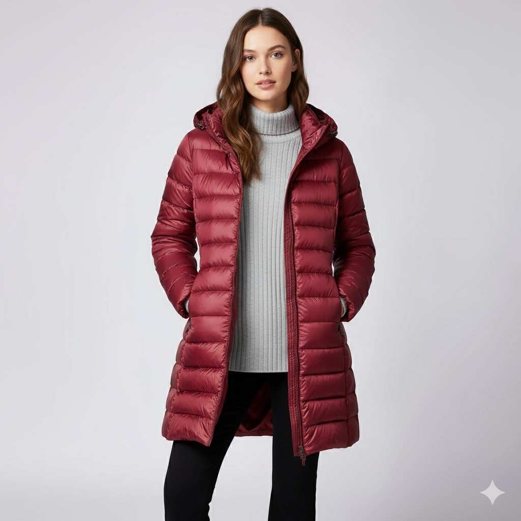 Lightweight Women's Winter Coat Casual Outerwear Jacket
