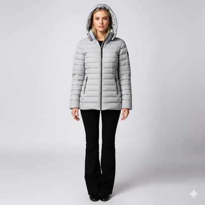 Warm Women's Full Zip Puffer Coat