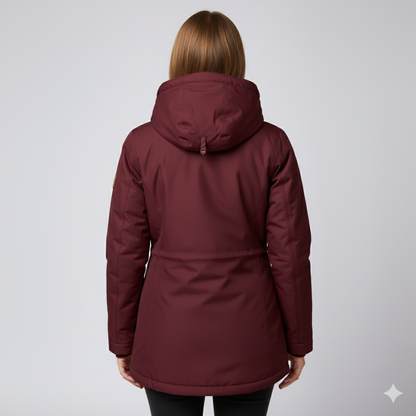 Warm Fur Lined Women's Winter Long Coat