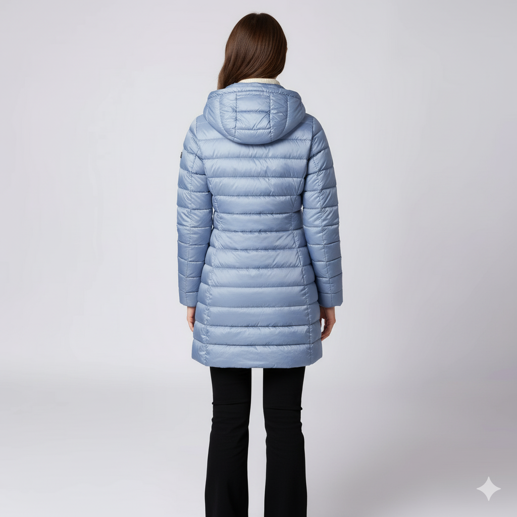 Warm Padded Long Quilted Women's Coat