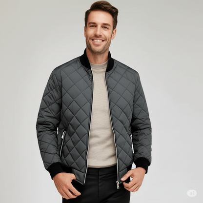 Warm Insulated Padded Mens Winter Jacket - OutfitLondon