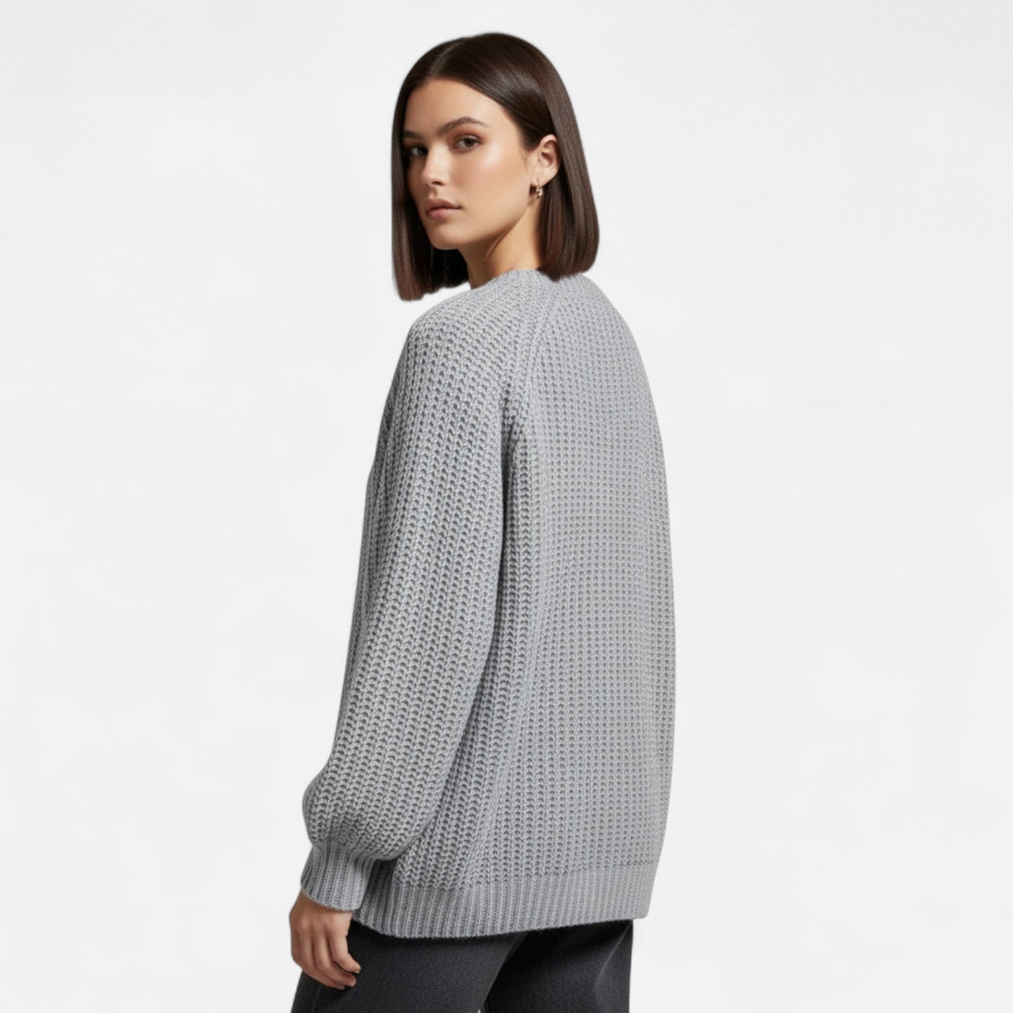 Classic Ladies Knitted Cardigan Sweater