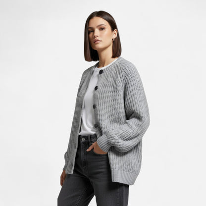 Classic Ladies Knitted Cardigan Sweater