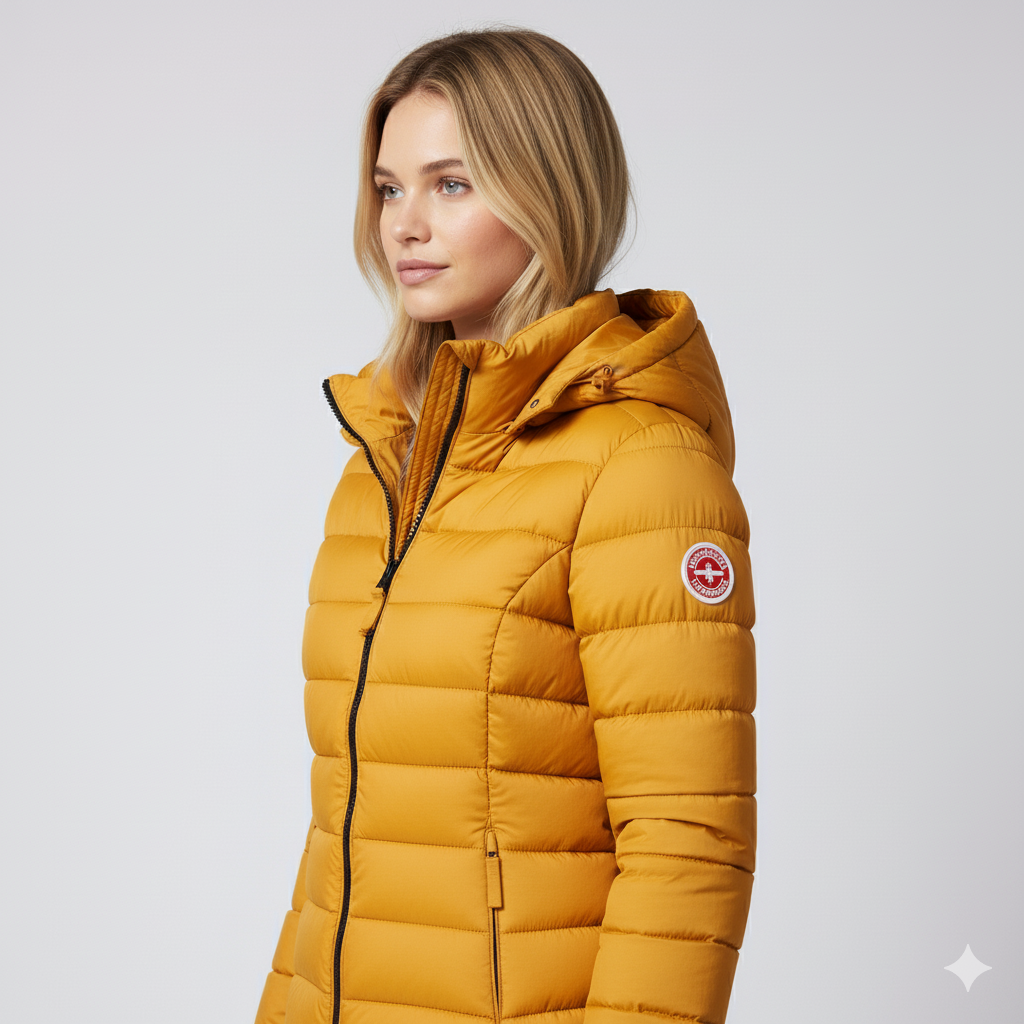 Warm Women's Full Zip Puffer Coat