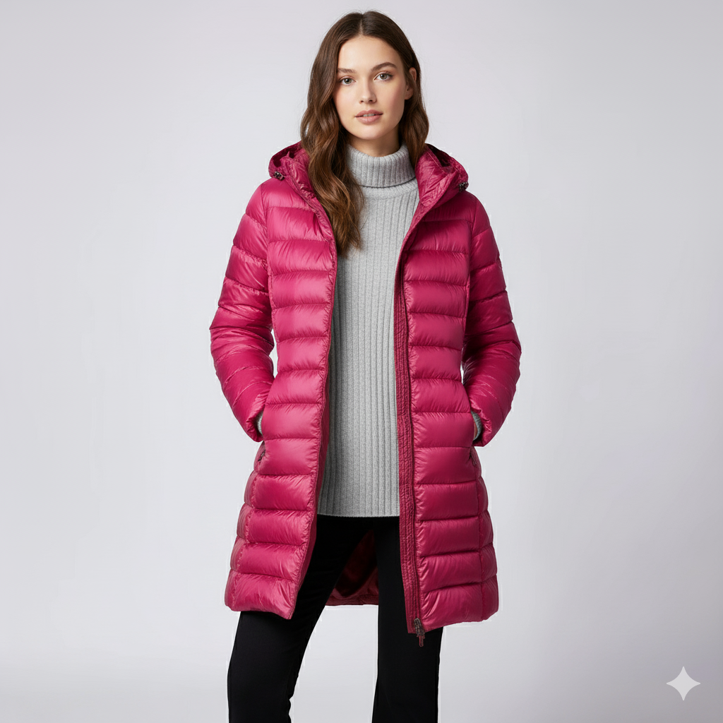 Lightweight Women's Winter Coat Casual Outerwear Jacket