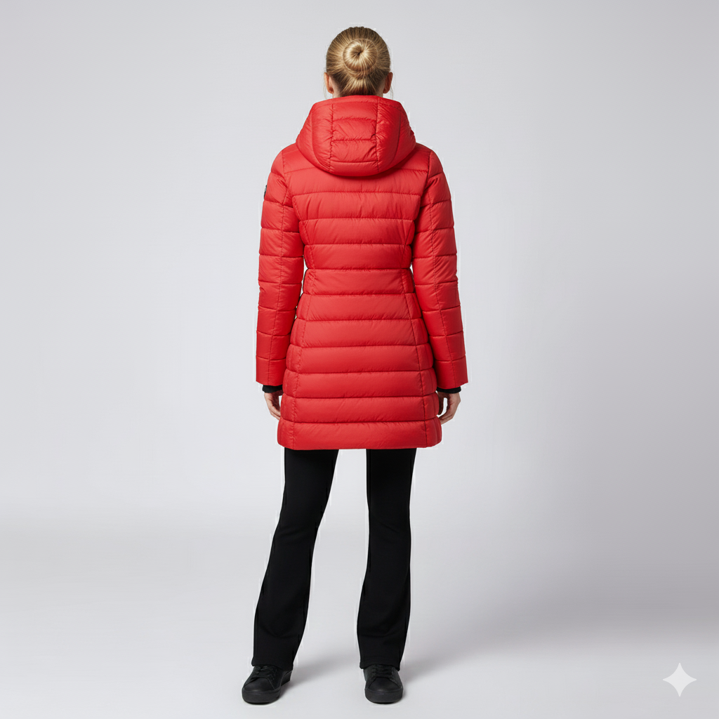 Warm Women's Full Zip Puffer Coat