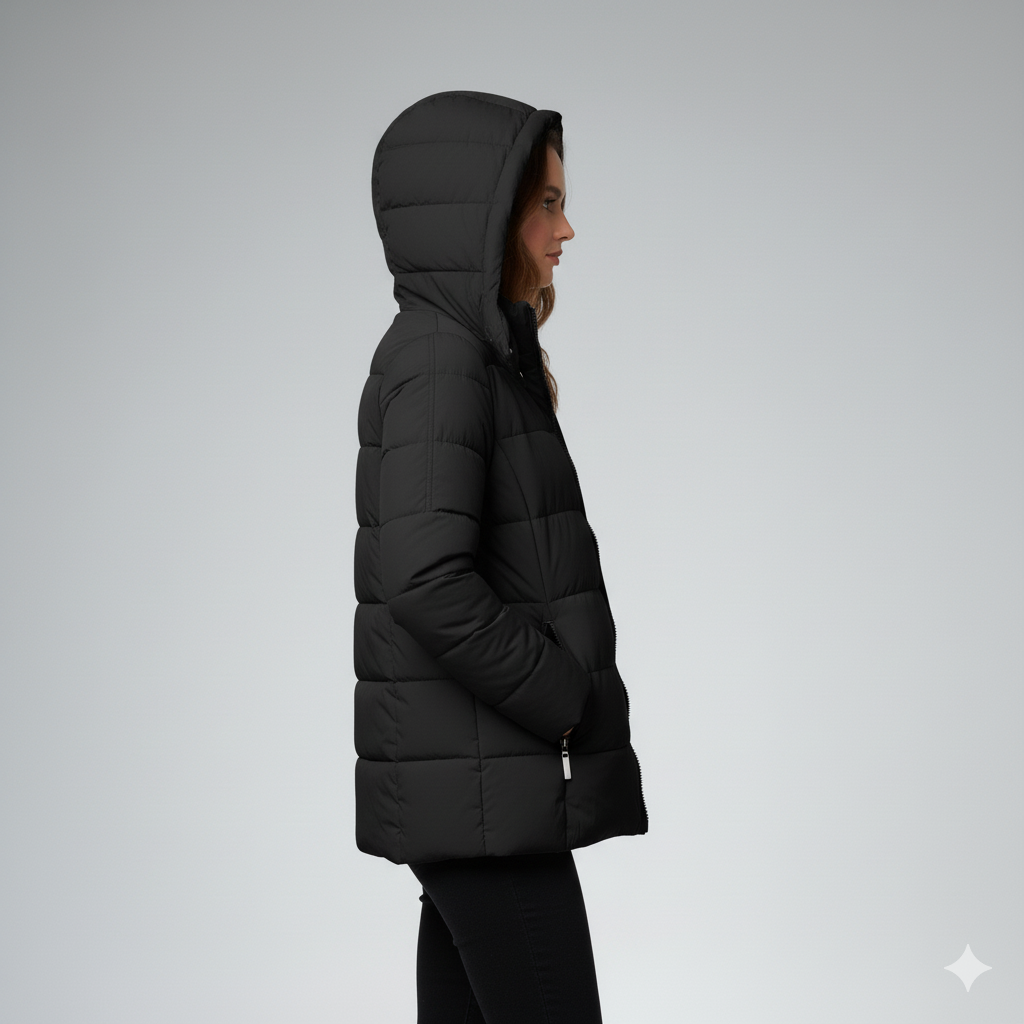 Warm Women's Quilted Puffer Jacket Coat
