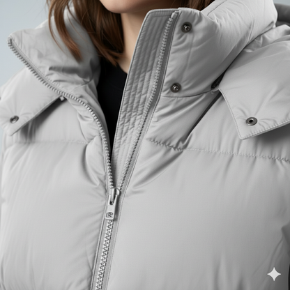 Warm Padded Parka Coat for Women