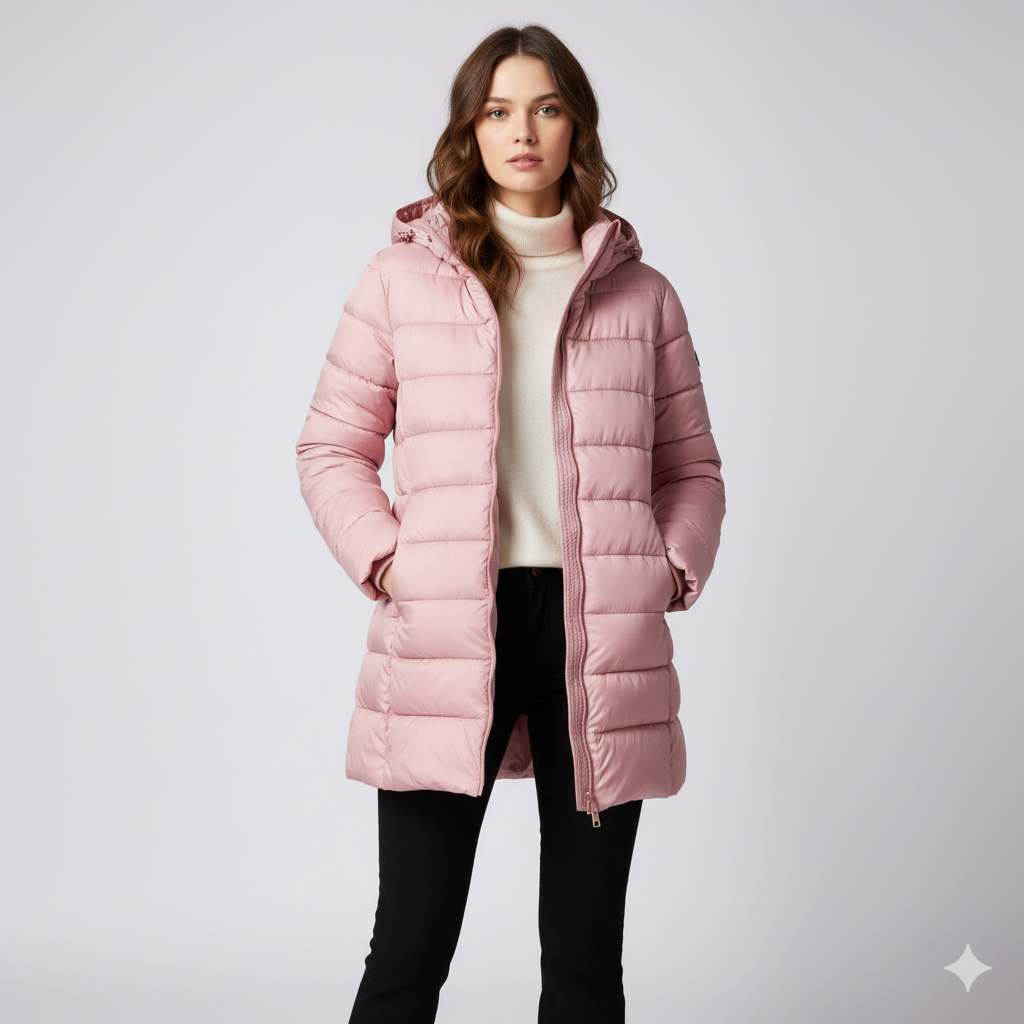 Lightweight Women's Winter Coat Casual Outerwear Jacket