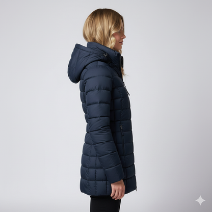 Warm Women's Full Zip Puffer Coat