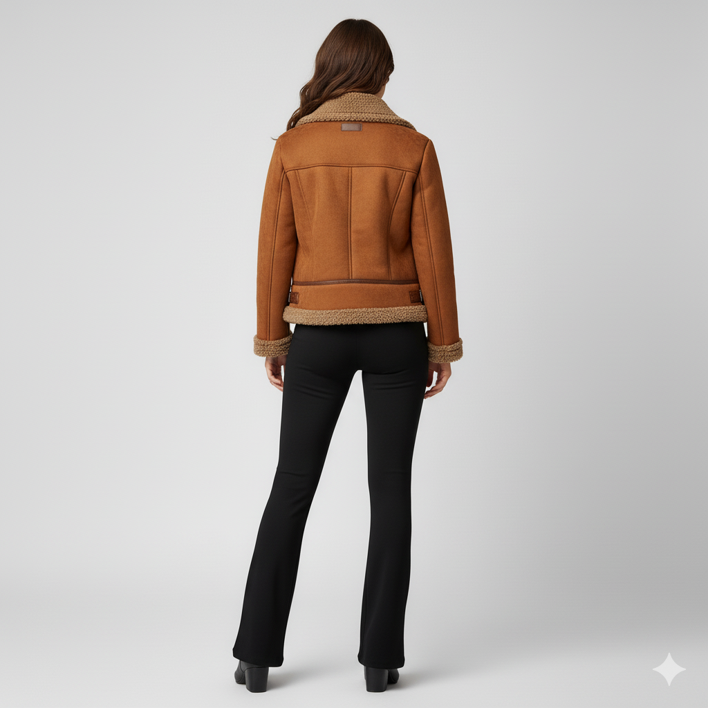Warm Women's Fall Coat with Soft Inside