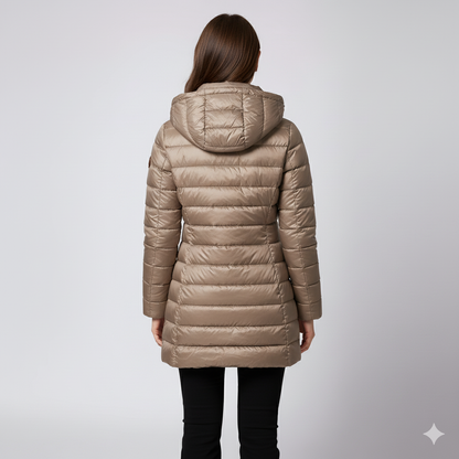 Warm Padded Long Quilted Women's Coat