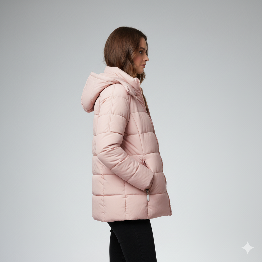 Warm Women's Quilted Puffer Jacket Coat