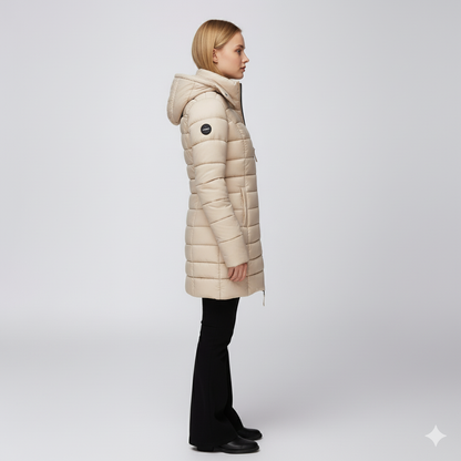 Warm Women's Full Zip Puffer Coat