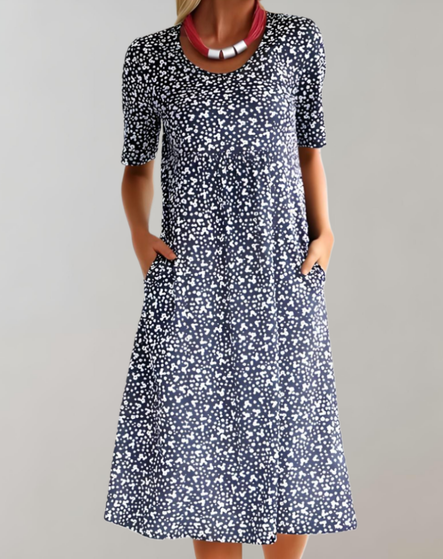 Lightweight V-Neck Summer Dress