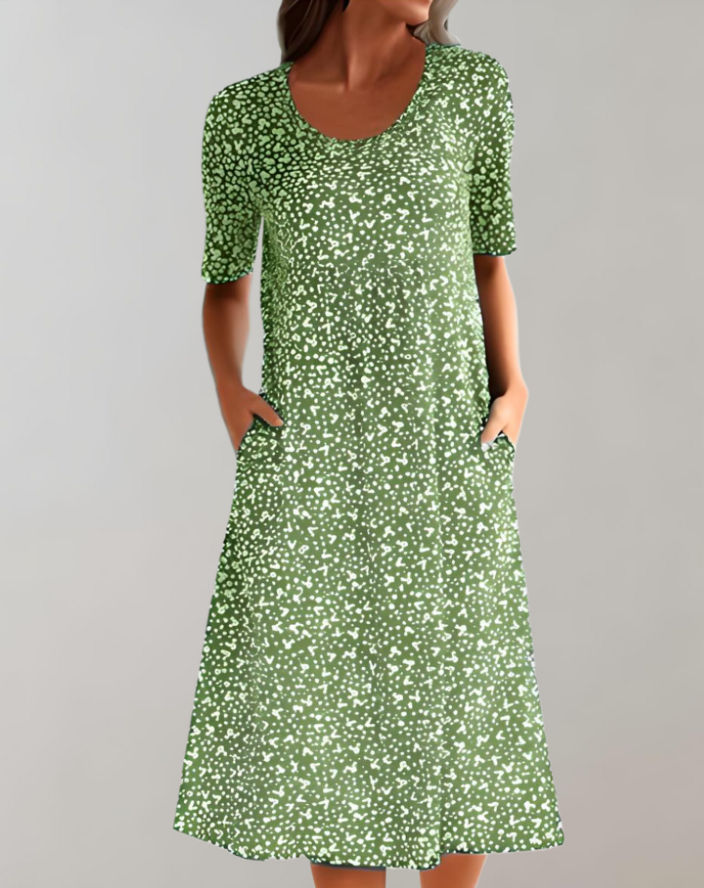 Lightweight V-Neck Summer Dress