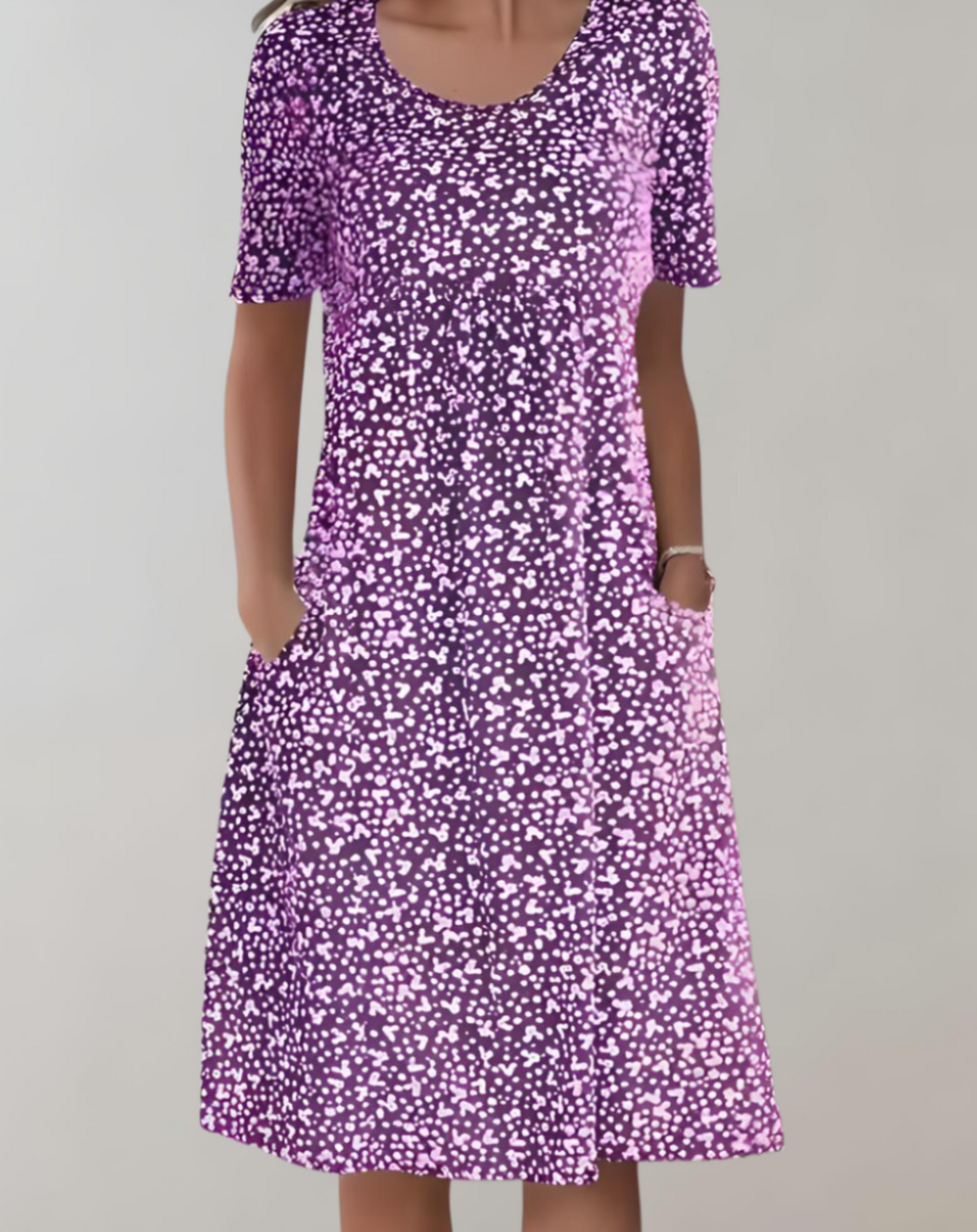 Lightweight V-Neck Summer Dress