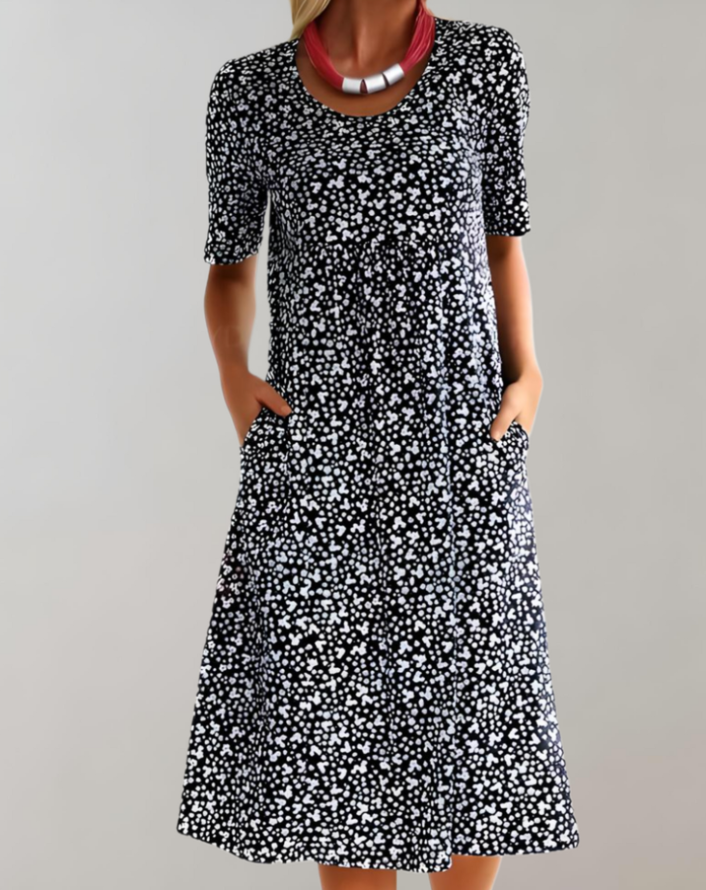 Lightweight V-Neck Summer Dress