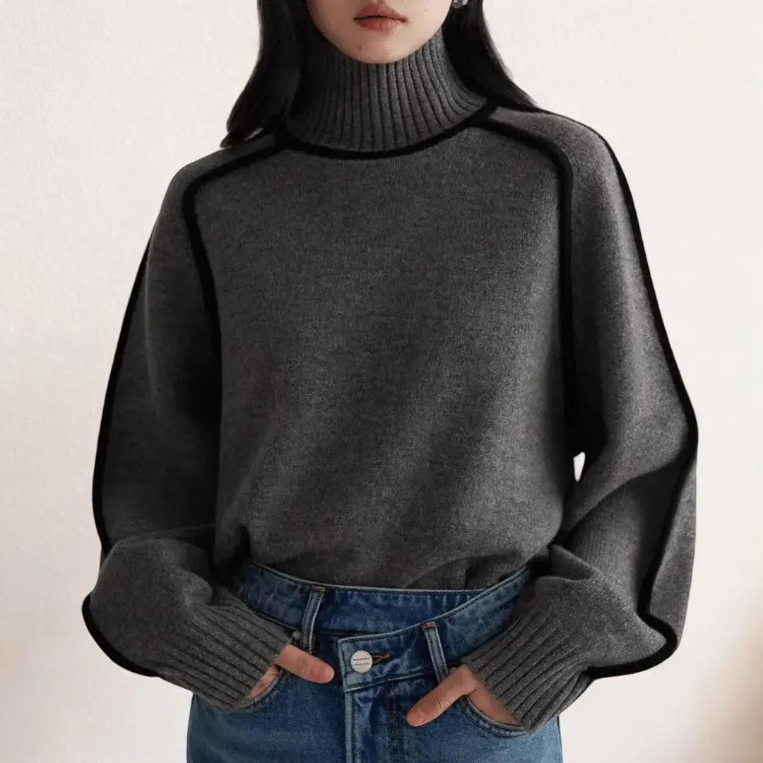 Women's Knit Turtleneck Sweater