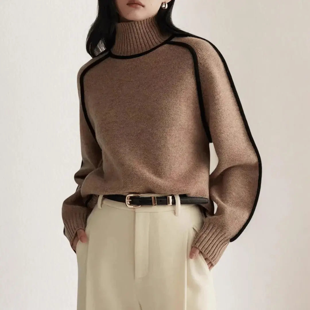 Women's Knit Turtleneck Sweater