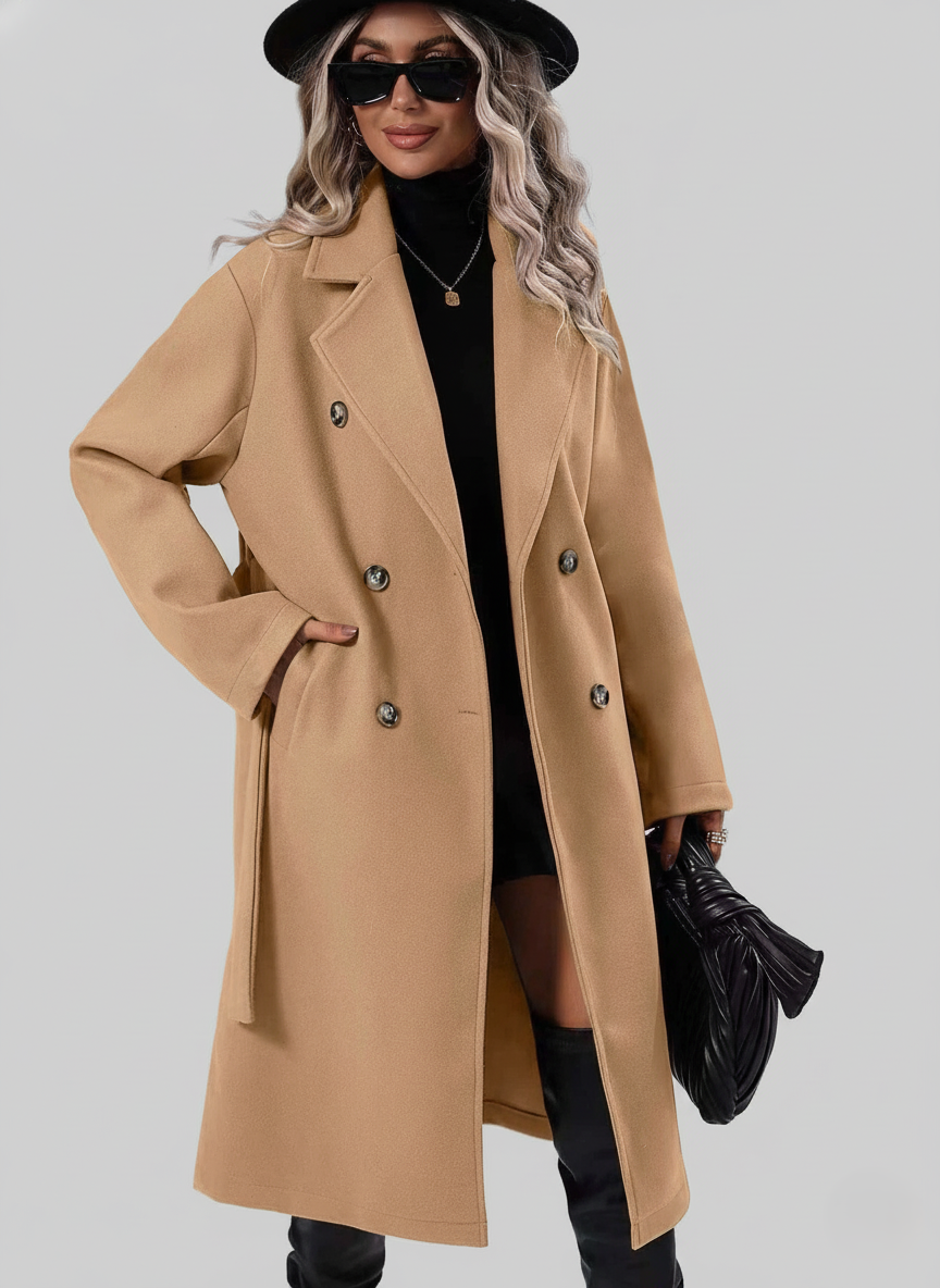 Classic Fit Double Breasted Trench Coat - OutfitLondon