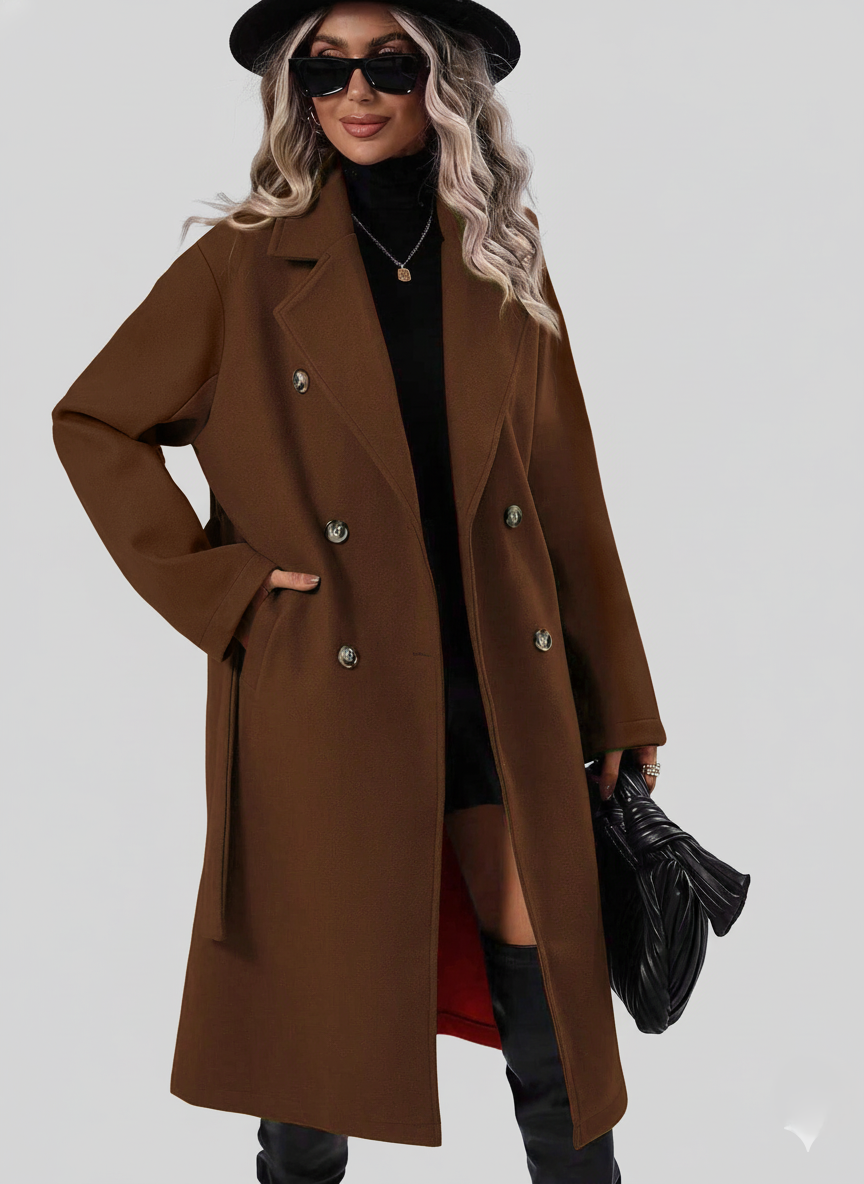 Classic Fit Double Breasted Trench Coat