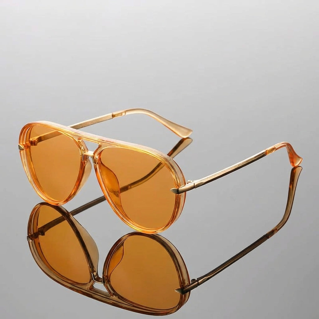 Trendy See Through Pilot Shades