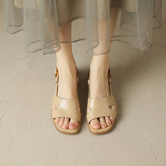 Elegant High Heel Open Toe Sandals - OutfitLondon