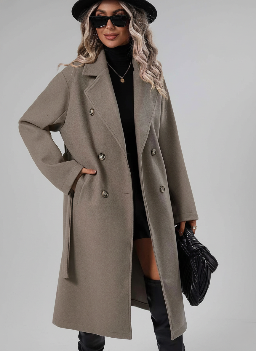 Classic Fit Double Breasted Trench Coat