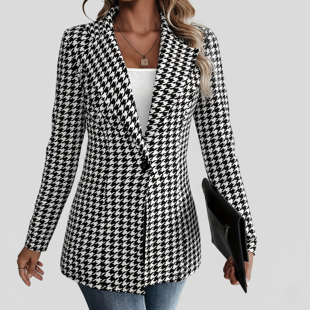 Classic Women's Checked Jacket