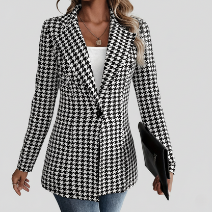 Classic Women's Checked Jacket