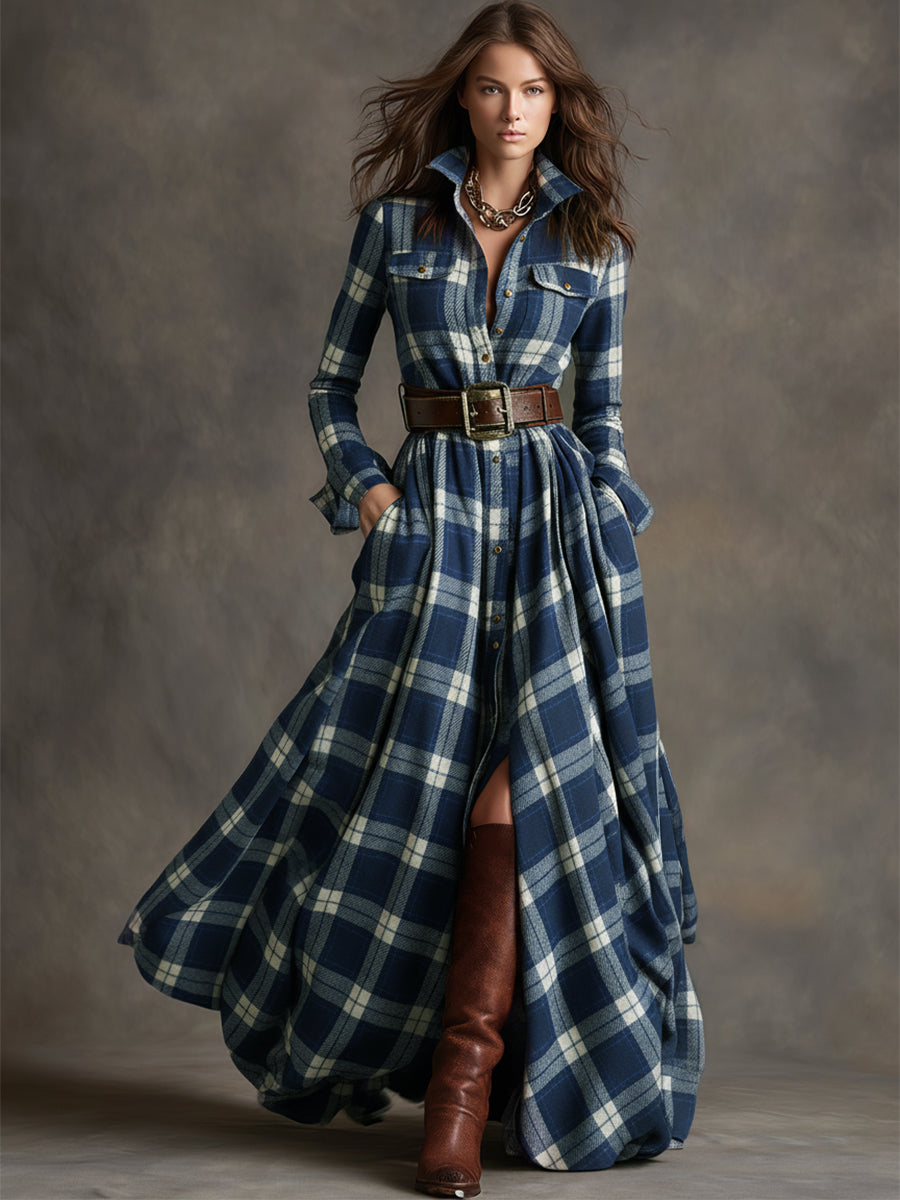 Classic Feminine Shirt Dress