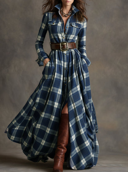 Classic Feminine Shirt Dress