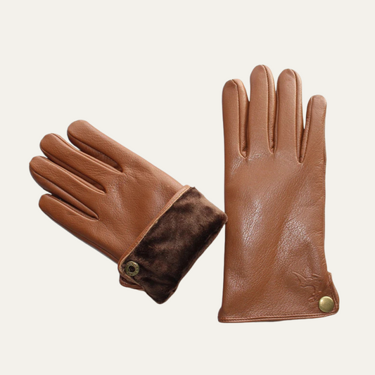 Warm Men's Fleece Lined Winter Gloves - OutfitLondon