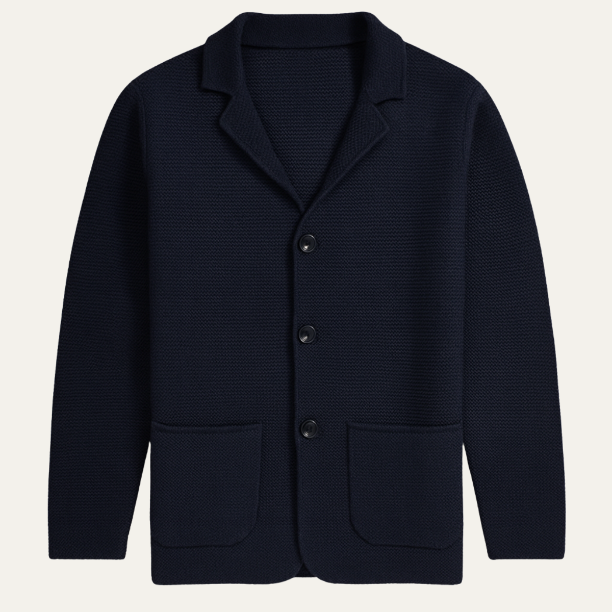 Cozy Men's Button Down Knit Cardigan Jacket - OutfitLondon