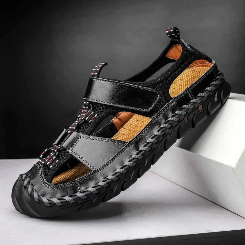 Authentic Italian Leather Flip Flops - OutfitLondon