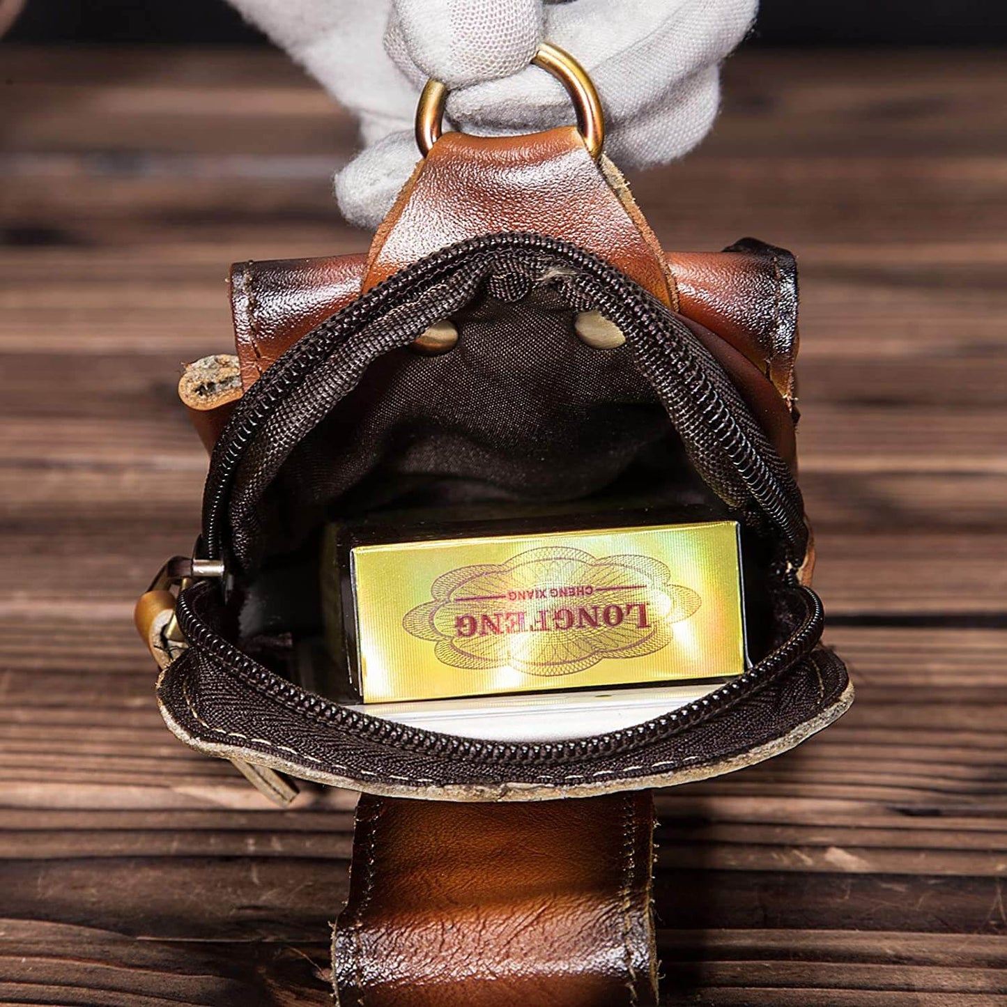 Small Classic PU Leather Crossbody Bag