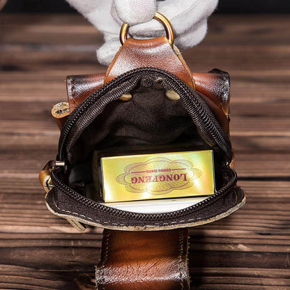 Small Classic PU Leather Crossbody Bag