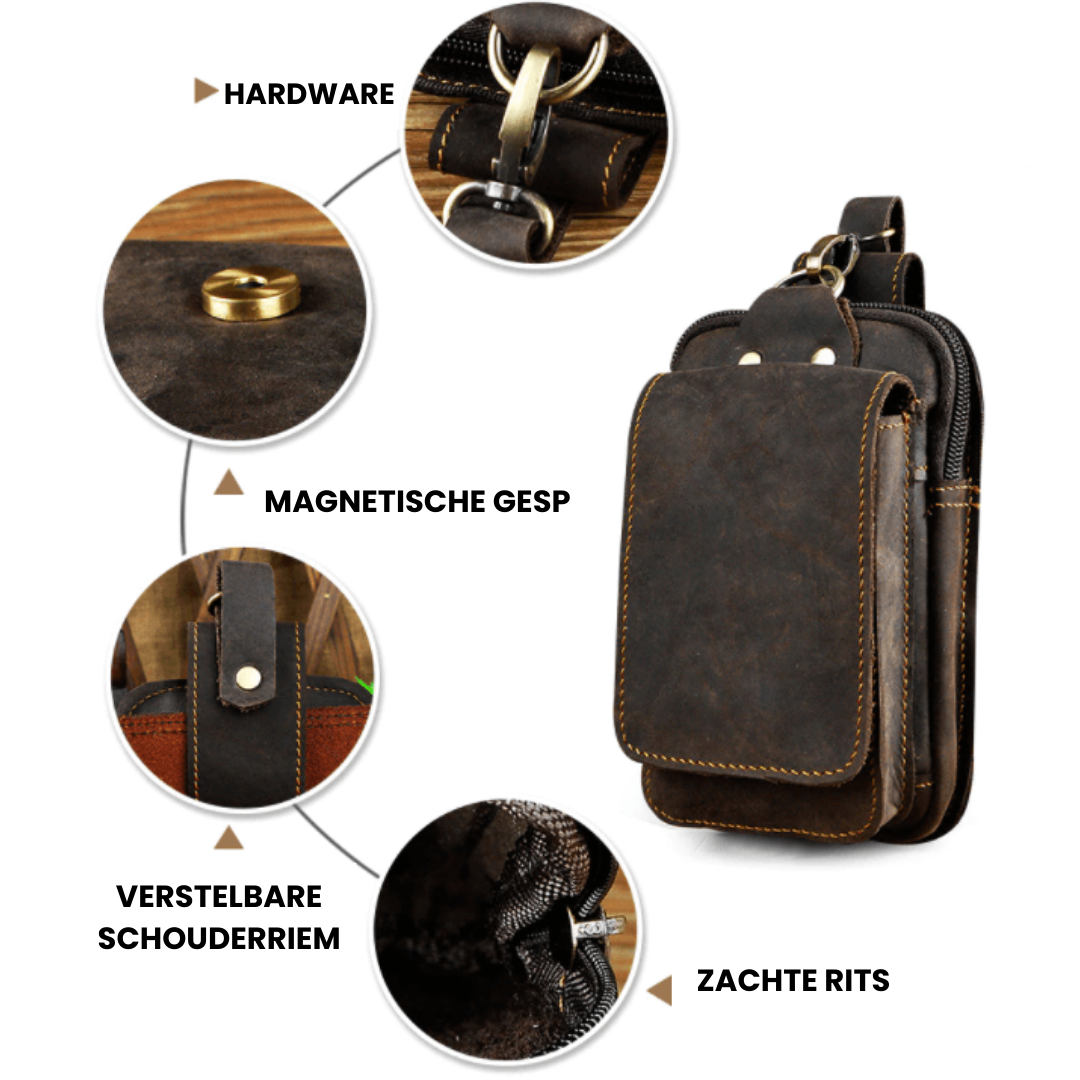 Small Classic PU Leather Crossbody Bag