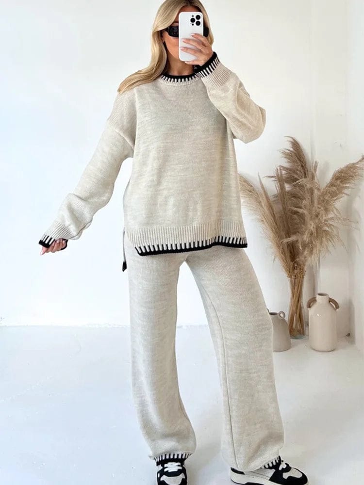 Soft Fuzzy Cold Weather Hat Scarf Set - OutfitLondon