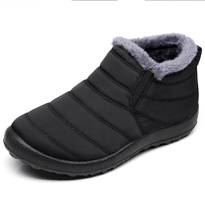 Premium Men's Slip On Ankle Boots with Faux Fur - OutfitLondon