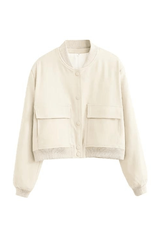 Stylish Ladies Short Buttons Jacket - OutfitLondon