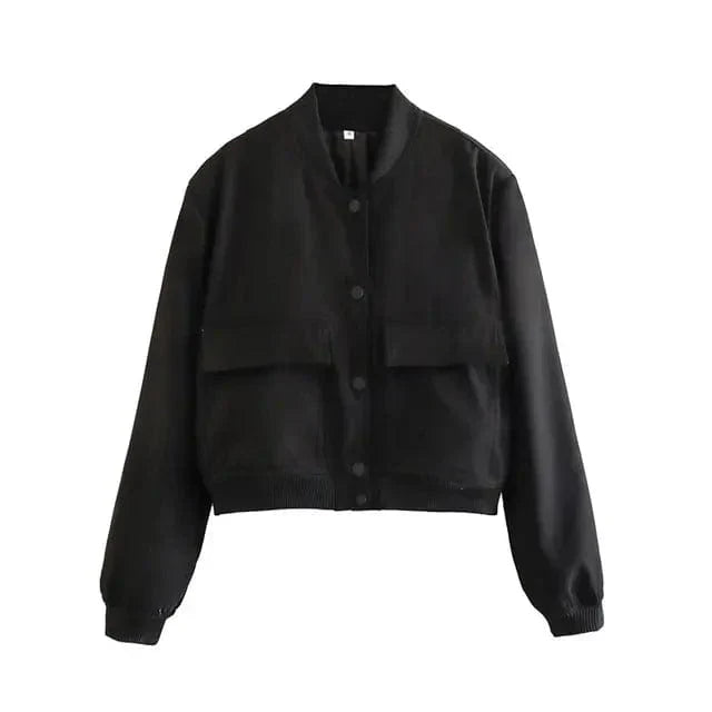 Stylish Ladies Short Buttons Jacket