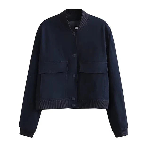 Stylish Ladies Short Buttons Jacket
